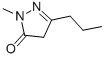 2,4-DIHYDRO-2-METHYL-5-PROPYL-3H-PYRAZOL-3-ONE 结构式