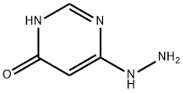 4-肼基-6-羟基嘧啶 结构式