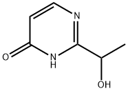 4(1H)-Pyrimidinone,2-(1-hydroxyethyl)- 结构式