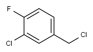 3-氯-4-氟苄氯 结构式