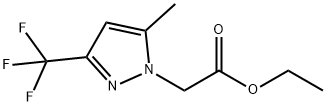 3-三氟甲基-5-甲基吡唑-1-乙酸乙酯 结构式