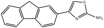 4-(9H-芴)-1,3-噻唑-2-胺 结构式
