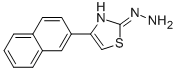 4-(2-NAPHTHALENYL)-2(3H)-THIAZOLONE HYDRAZONE 结构式