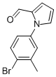 1-(4-BROMO-3-METHYLPHENYL)-1H-PYRROLE-2-CARBALDEHYDE 结构式
