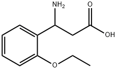 3-氨基-3-(2-乙氧苯基)丙酸 结构式