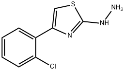 4-(2-CHLOROPHENYL)-2(3H)-THIAZOLONE HYDRAZONE 结构式