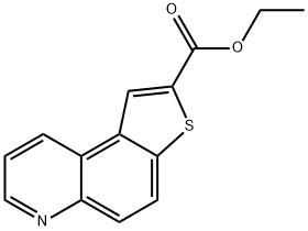 噻吩并[3,2-F]喹啉-2-羧酸 结构式