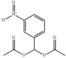 3-nitrobenzylidene di(acetate) 结构式