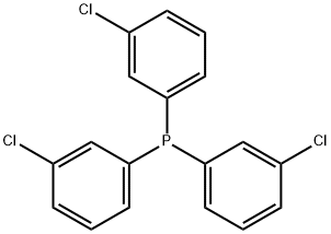 三(3-氯苯基)膦 结构式