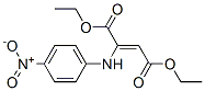 2-(p-Nitroanilino)fumaric acid diethyl ester 结构式