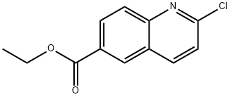 2-氯喹啉-6-甲酸乙酯 结构式