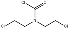 N,N-二(2-氯乙基)氨基甲酰氯 结构式