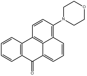 3-吗啉基苯并蒽酮 结构式