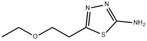 5-(2-乙氧基-乙基)-[1,3,4]噻二唑-2-基胺 结构式