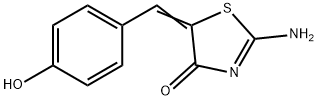 (5E)-5-(4-HYDROXYBENZYLIDENE)-2-IMINO-1,3-THIAZOLIDIN-4-ONE 结构式