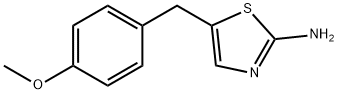 5-(4-甲氧基-苄基)-2-噻唑胺 结构式