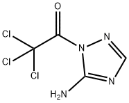 1H-1,2,4-Triazol-5-amine, 1-(trichloroacetyl)- (9CI) 结构式