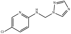 (5-CHLORO-PYRIDIN-2-YL)-[1,2,4]TRIAZOL-1-YLMETHYL-AMINE 结构式