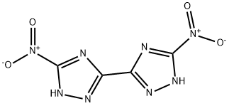 5,5'-二硝基-2H,2'H-3,3'-双(1,2,4-三唑) 结构式
