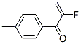 2-Propen-1-one, 2-fluoro-1-(4-methylphenyl)- (9CI) 结构式