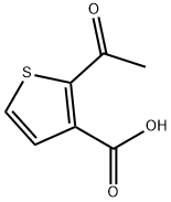 2-乙酰噻吩-3-羧酸 结构式