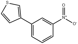 3-(3-硝基苯基)噻吩 结构式