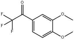 1-(3,4-二甲氧苯基)-2,2,2-三氟乙酮 结构式