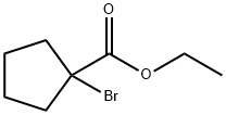 1-溴环戊烷-1-甲酸乙酯 结构式