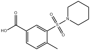 4-Methyl-3-(piperidin-1-ylsulfonyl)benzoic acid