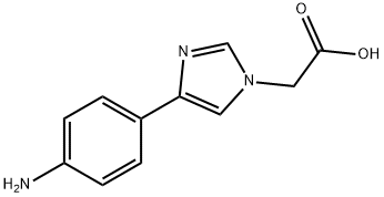 [4-(4-Amino-phenyl)-imidazol-1-yl]-acetic acid 结构式