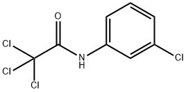 AcetaMide, 2,2,2-trichloro-N-(3-chlorophenyl)- 结构式