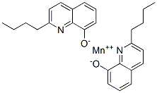 Manganese(II)bis(2-butylquinoline-8-olate) 结构式