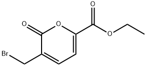 2H-Pyran-6-carboxylic acid, 3-(bromomethyl)-2-oxo-, ethyl ester 结构式