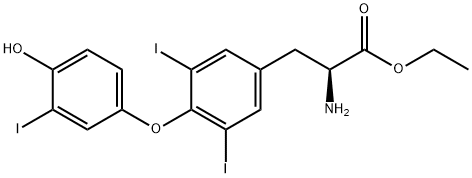 三碘甲腺原氨酸乙酯 结构式