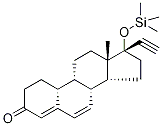 17-O-Trimethylsilyl 6,7-Dehydro Norethindrone 结构式