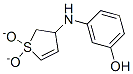 Phenol, 3-[(2,3-dihydro-1,1-dioxido-3-thienyl)amino]- (9CI) 结构式