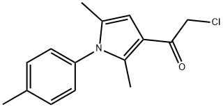 2-CHLORO-1-[2,5-DIMETHYL-1-(4-METHYLPHENYL)-1H-PYRROL-3-YL]-1-ETHANONE 结构式