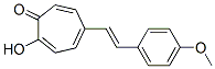 2-Hydroxy-5-(p-methoxystyryl)tropone 结构式