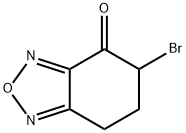 5-溴-4,5,6,7-四氢-2,1,3-苯并恶二唑-4-酮 结构式