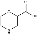 2-吗啉甲酸盐酸盐 结构式
