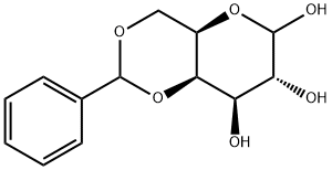 4,6-O-苄烯-D-半乳糖 结构式