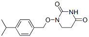 1-[(4-propan-2-ylphenyl)methoxy]-1,3-diazinane-2,4-dione 结构式