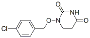 1-[(4-chlorophenyl)methoxy]-1,3-diazinane-2,4-dione 结构式