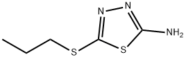 1,3,4-噻二唑,2-氨基-5-(丙基硫代)- 结构式