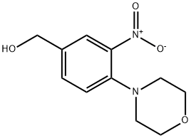 (4-MORPHOLINO-3-NITROPHENYL)METHANOL HYDROCHLORIDE 结构式