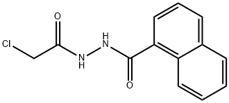 N'-(2-CHLOROACETYL)-1-NAPHTHOHYDRAZIDE 结构式