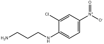 N-(2-氯-4-硝基苯基)丙烷-1,3-二胺 结构式