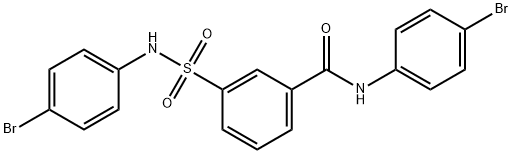 N-(4-BROMOPHENYL)-3-{[(4-BROMOPHENYL)AMI 结构式