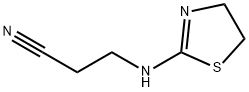 Propanenitrile, 3-[(4,5-dihydro-2-thiazolyl)amino]- (9CI) 结构式