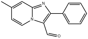 7-甲基-2-苯基咪唑并[1,2-A]吡啶-3-甲醛 结构式